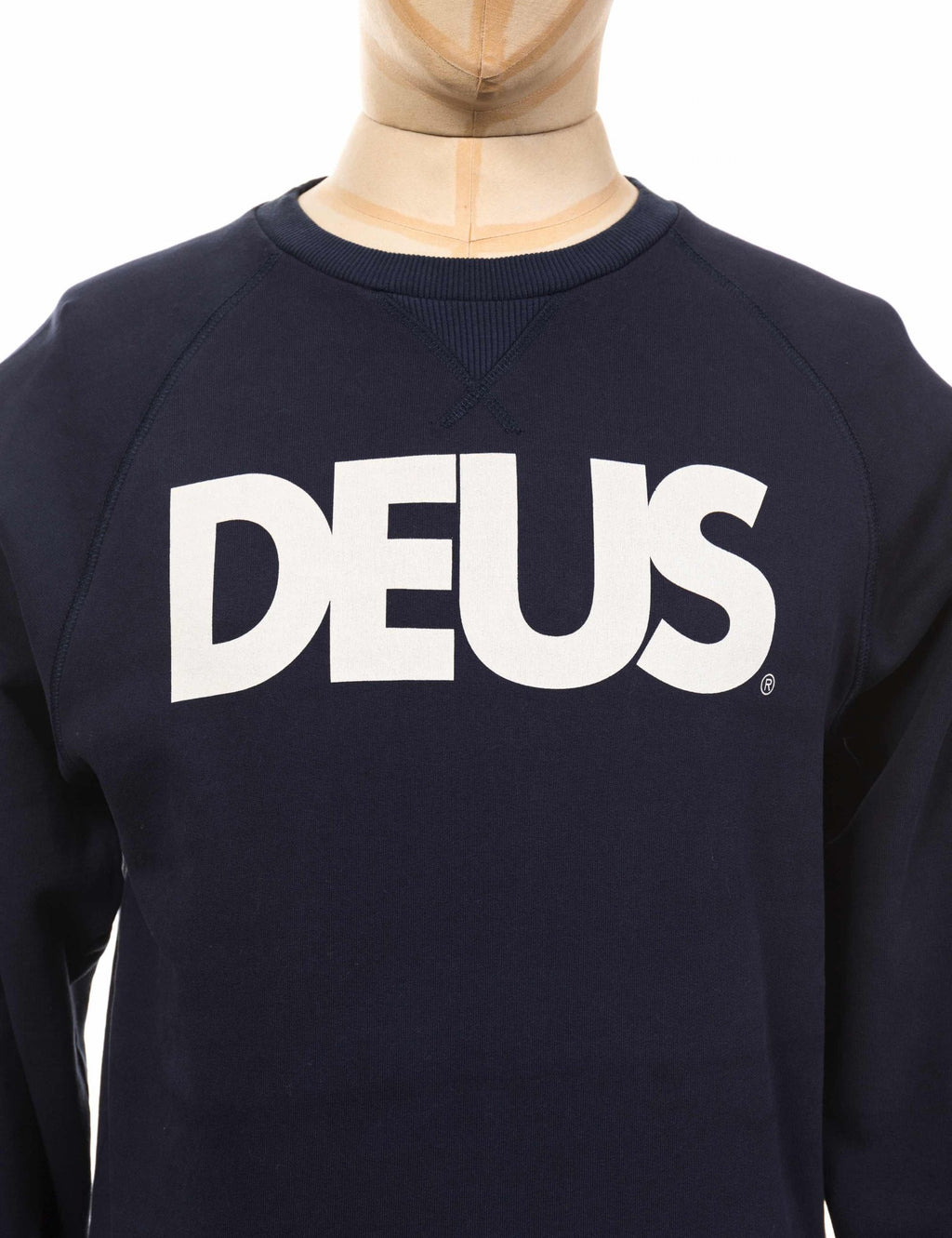 All Caps Crew Sweat - Navy