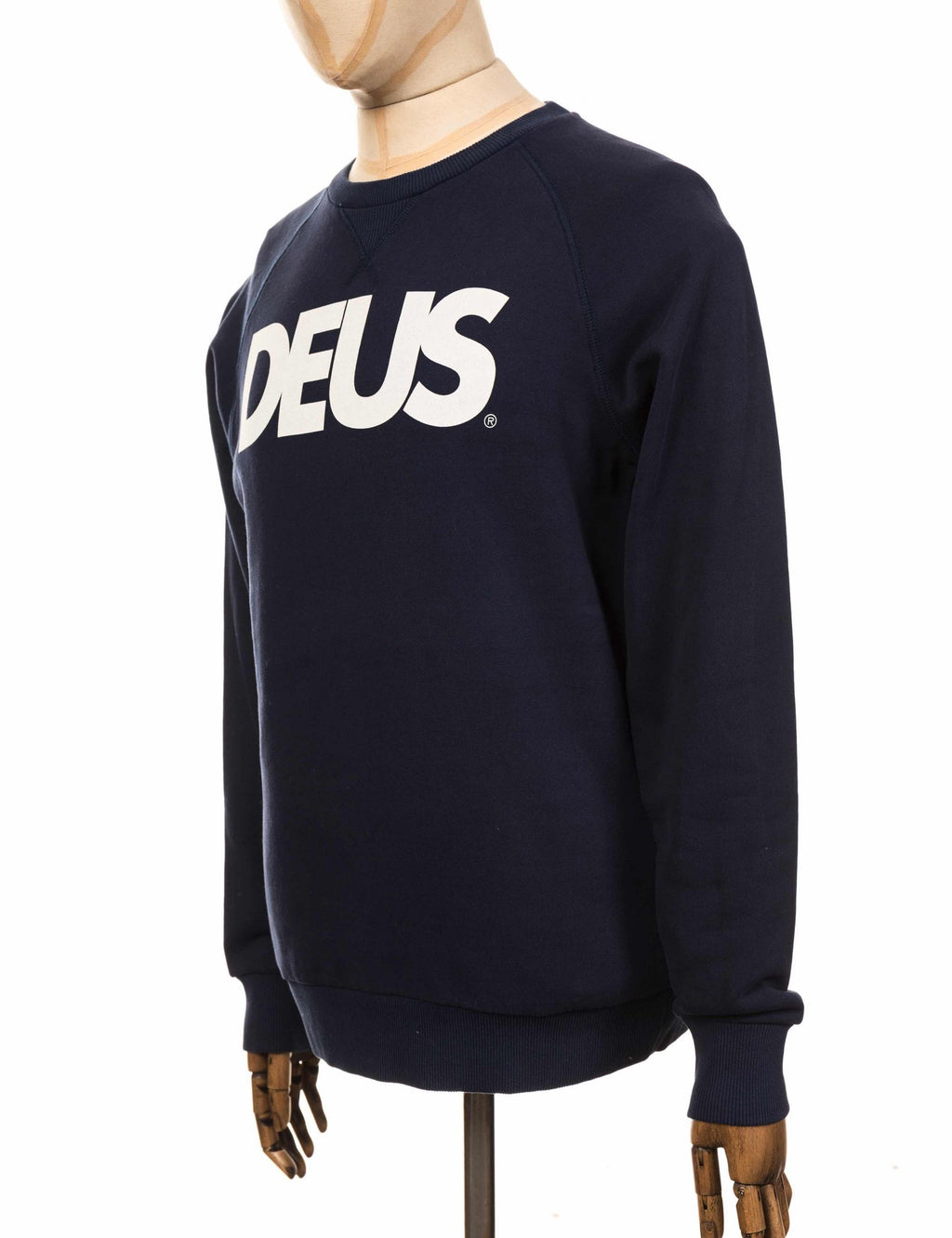 All Caps Crew Sweat - Navy