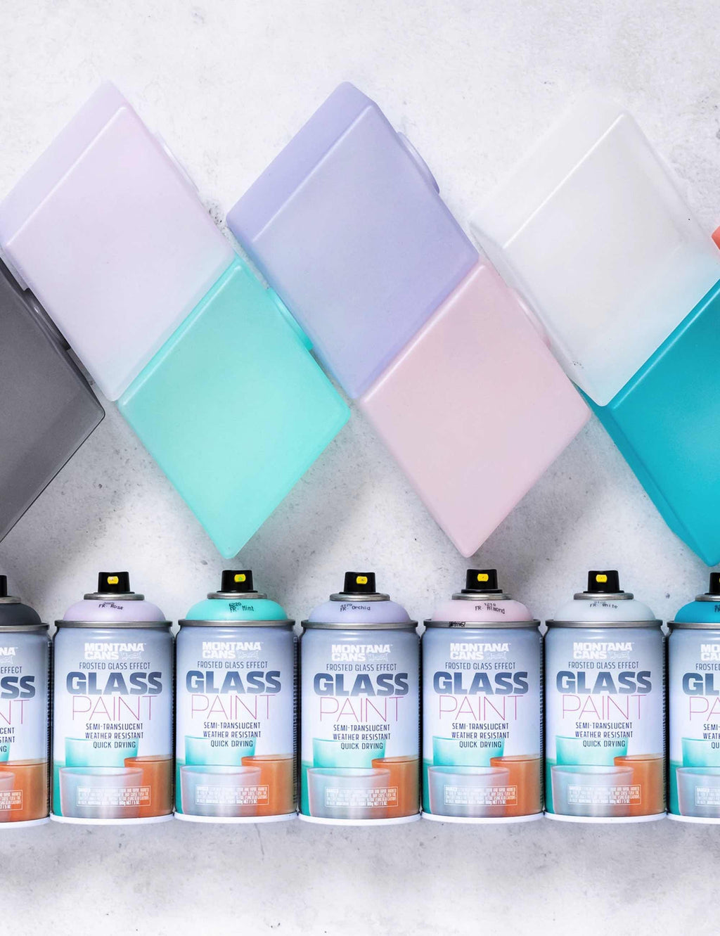 Glass Paint Frosted Effect 250ml - Mint GP6220