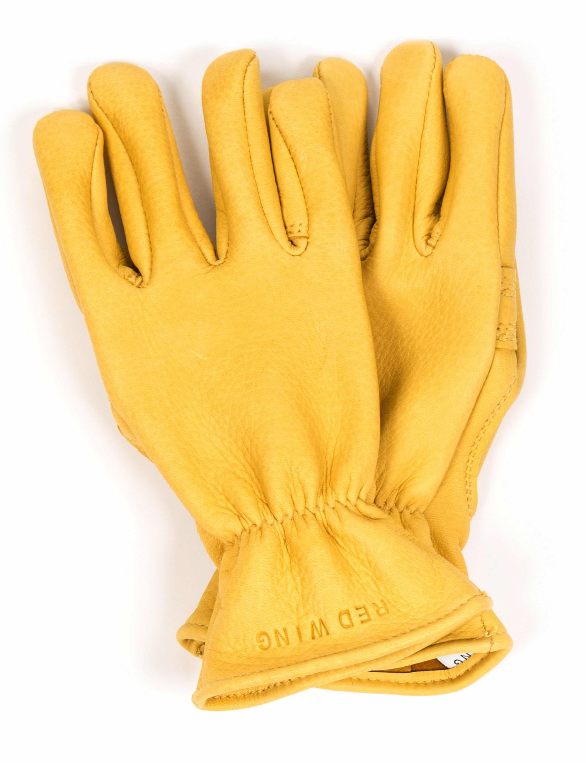 95233 Buckskin Unlined Gloves - Yellow