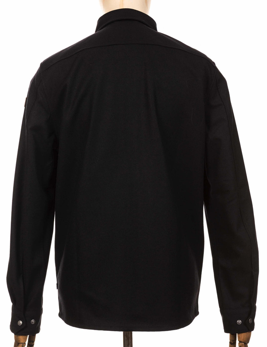 Greenland Re-Wool Shirt Jacket - Black