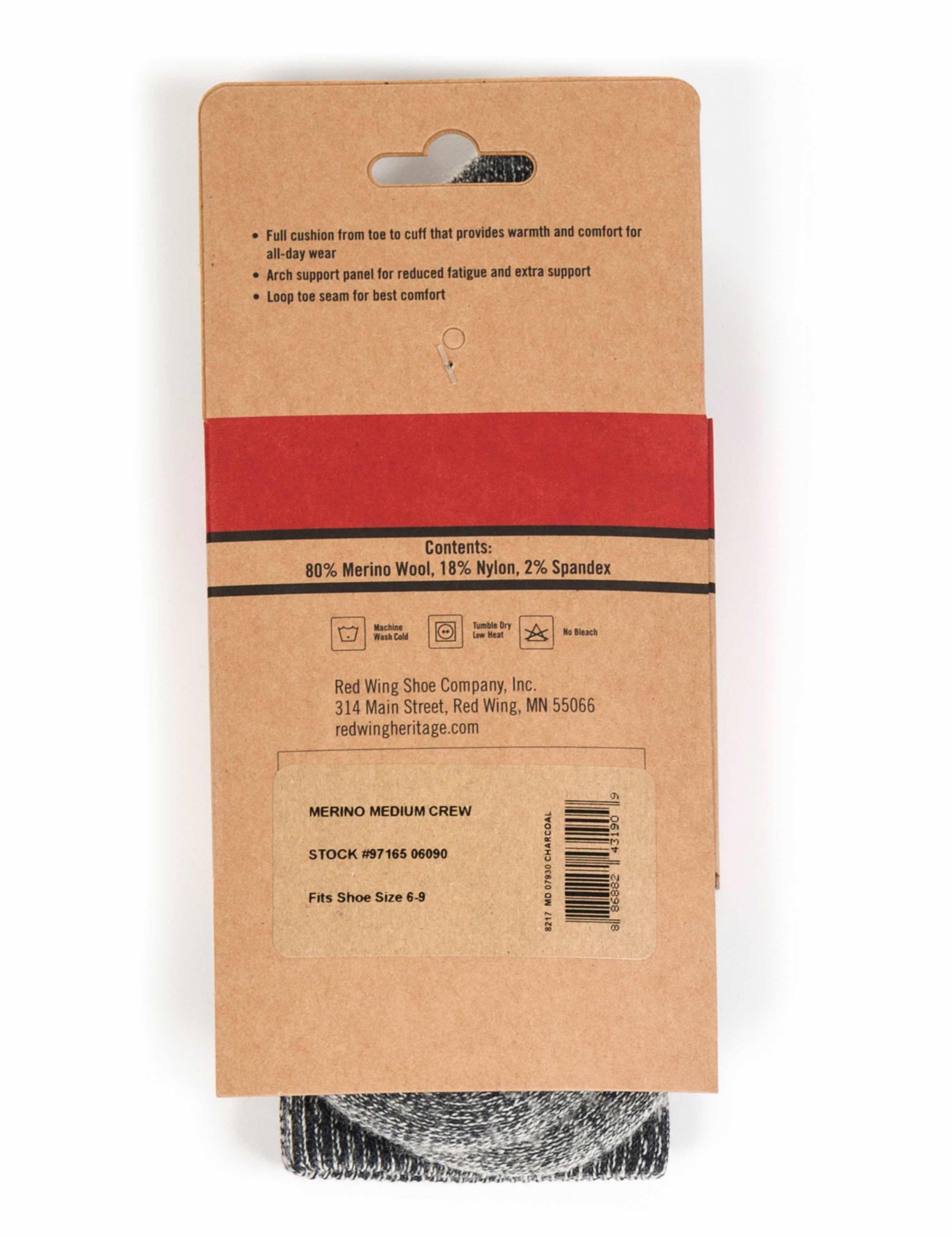 97165 Merino Wool Socks - Charcoal