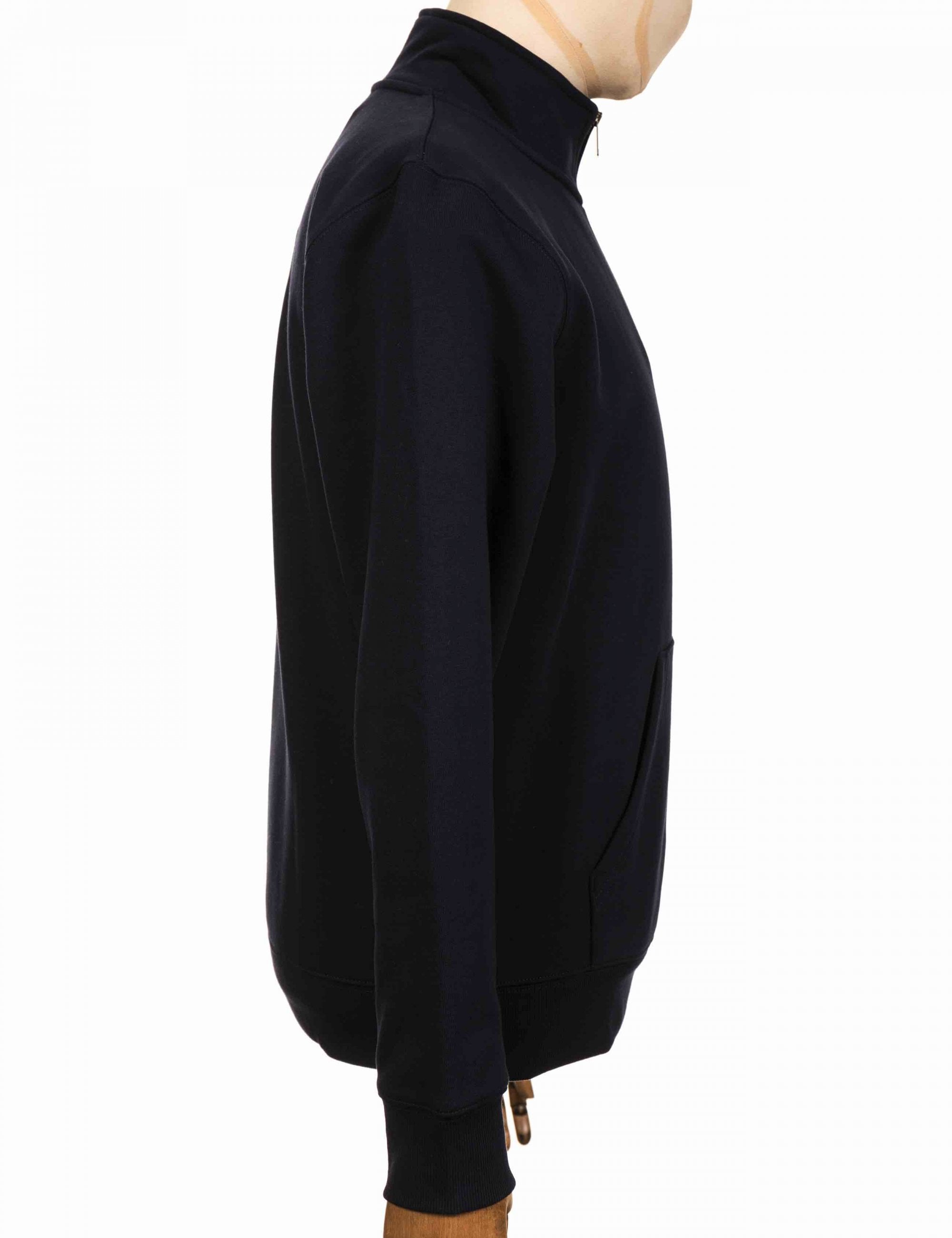 Carhartt WIP Chase Zip Neck Sweat - Dark Navy/Gold