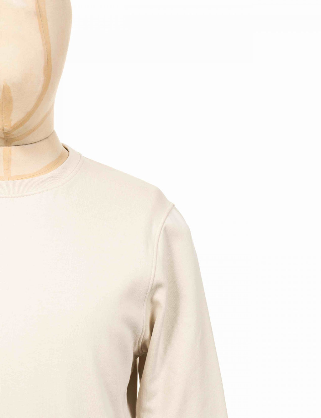 Organic Crew Sweat - Ivory White