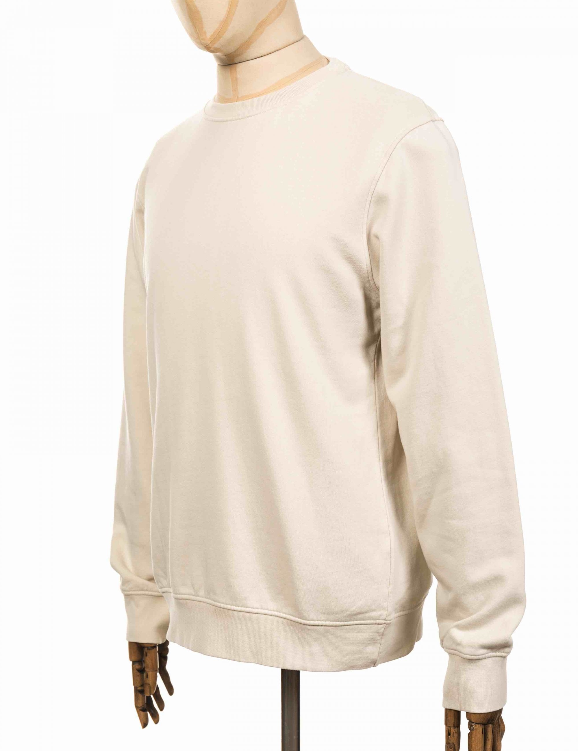 Organic Crew Sweat - Ivory White