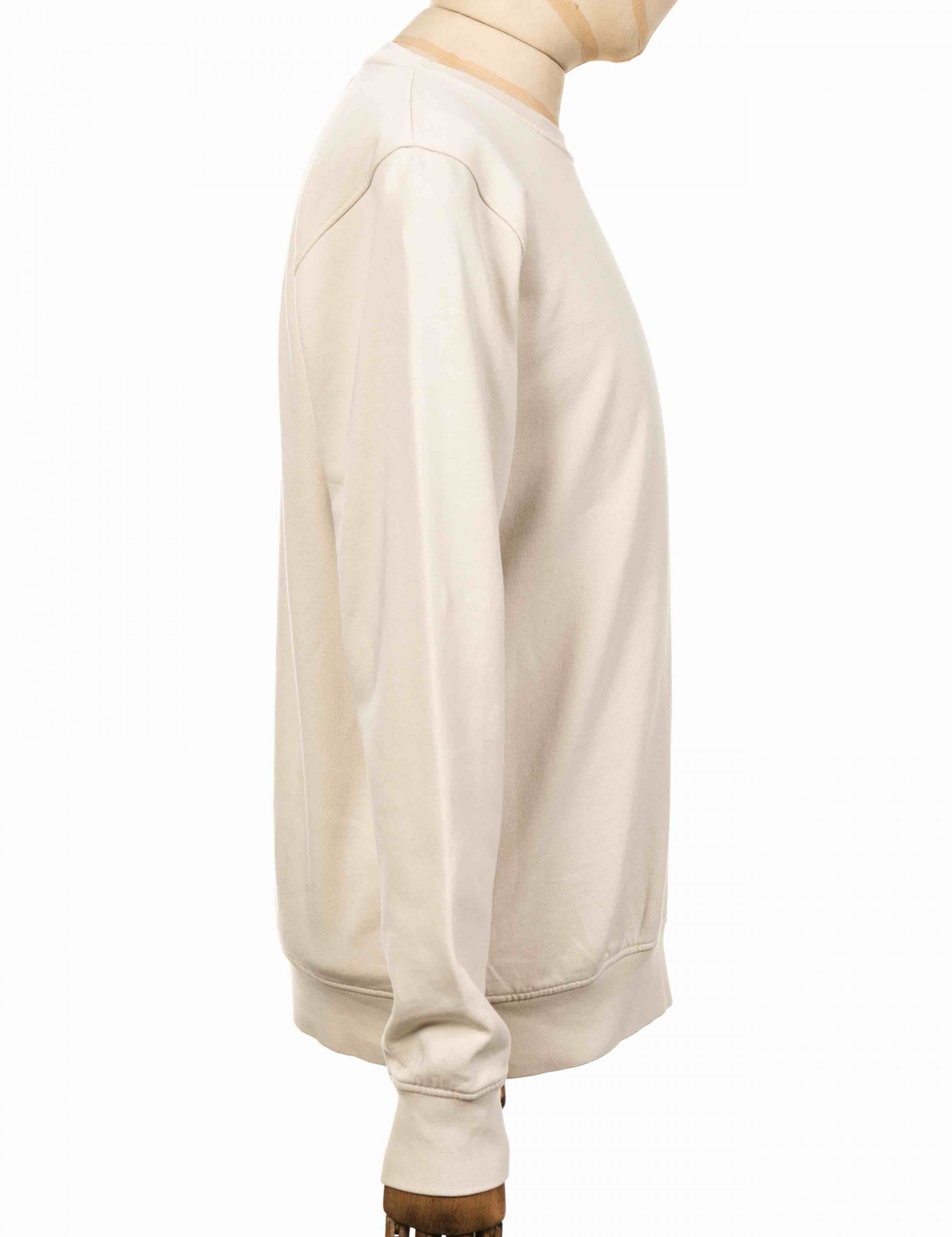 Organic Crew Sweat - Ivory White