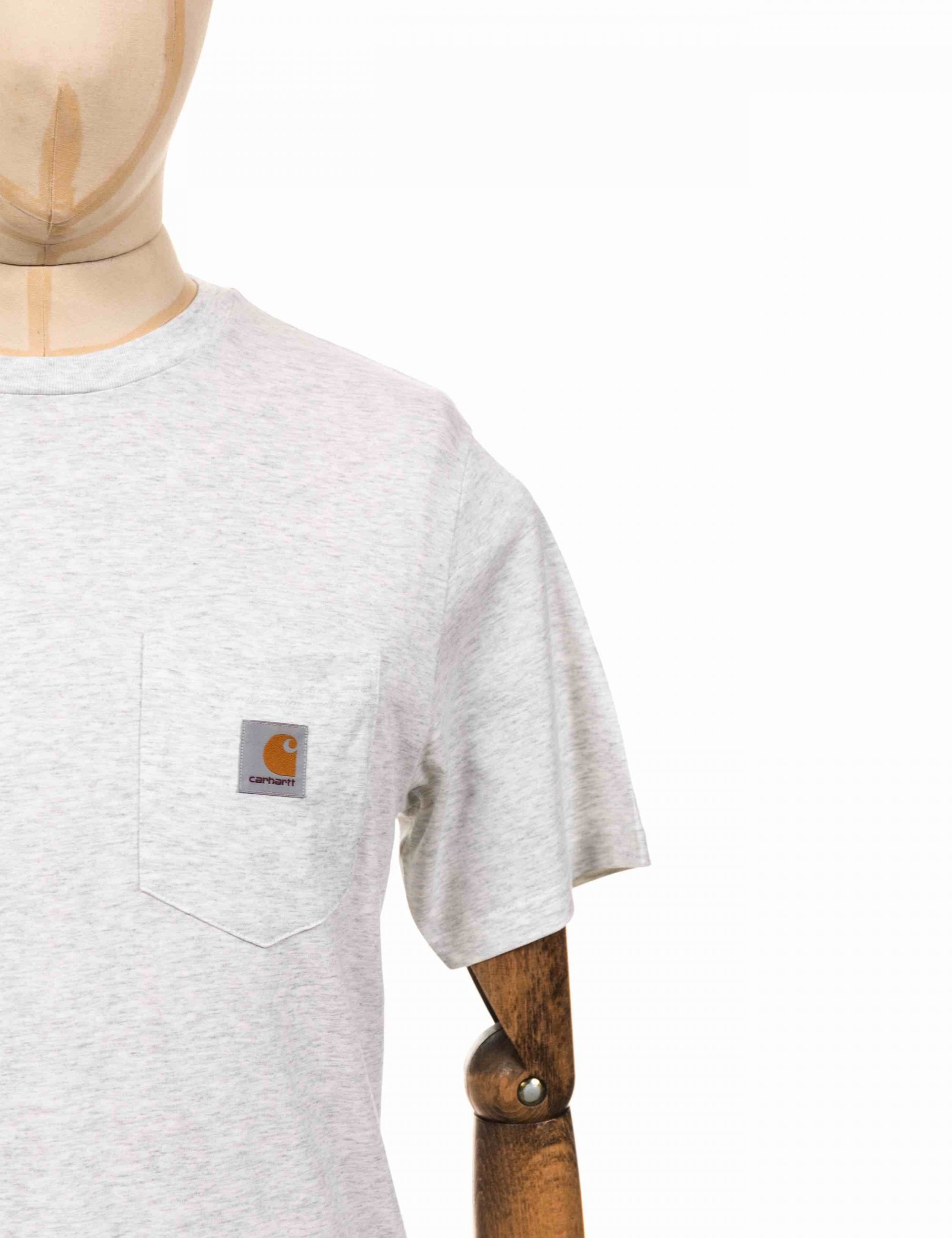 Pocket T-Shirt - Ash Heather