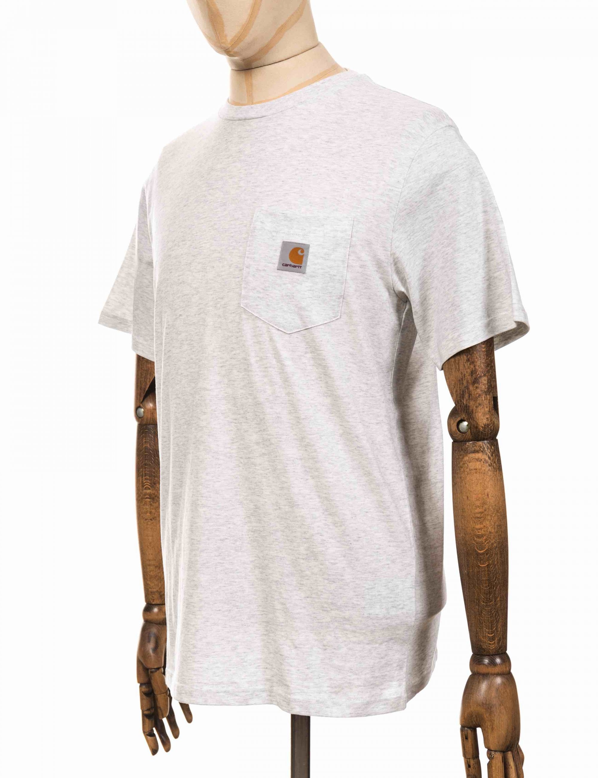Carhartt WIP Pocket T-Shirt - Ash Heather