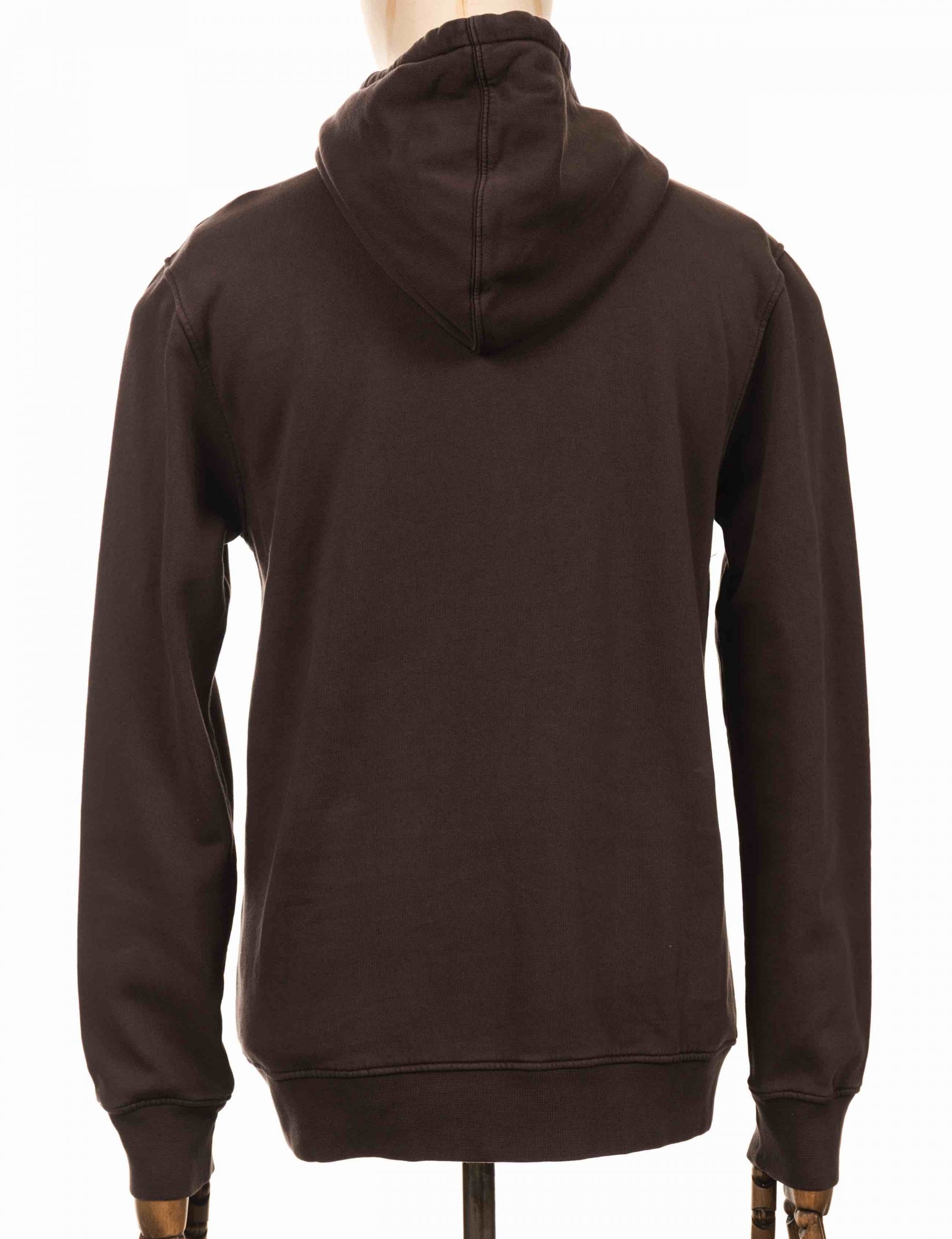 Organic Hooded Sweat - Coffee Brown