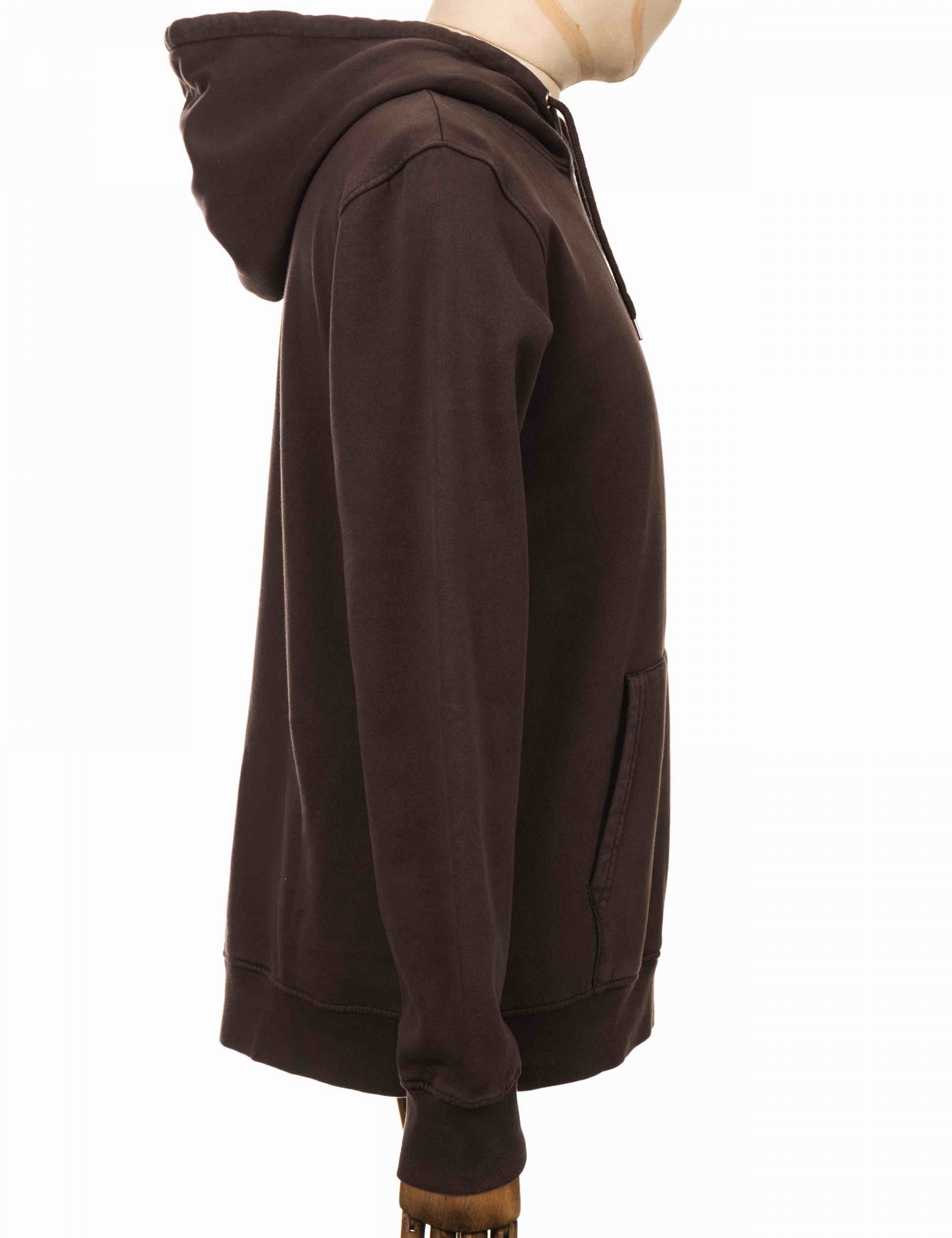 Organic Hooded Sweat - Coffee Brown