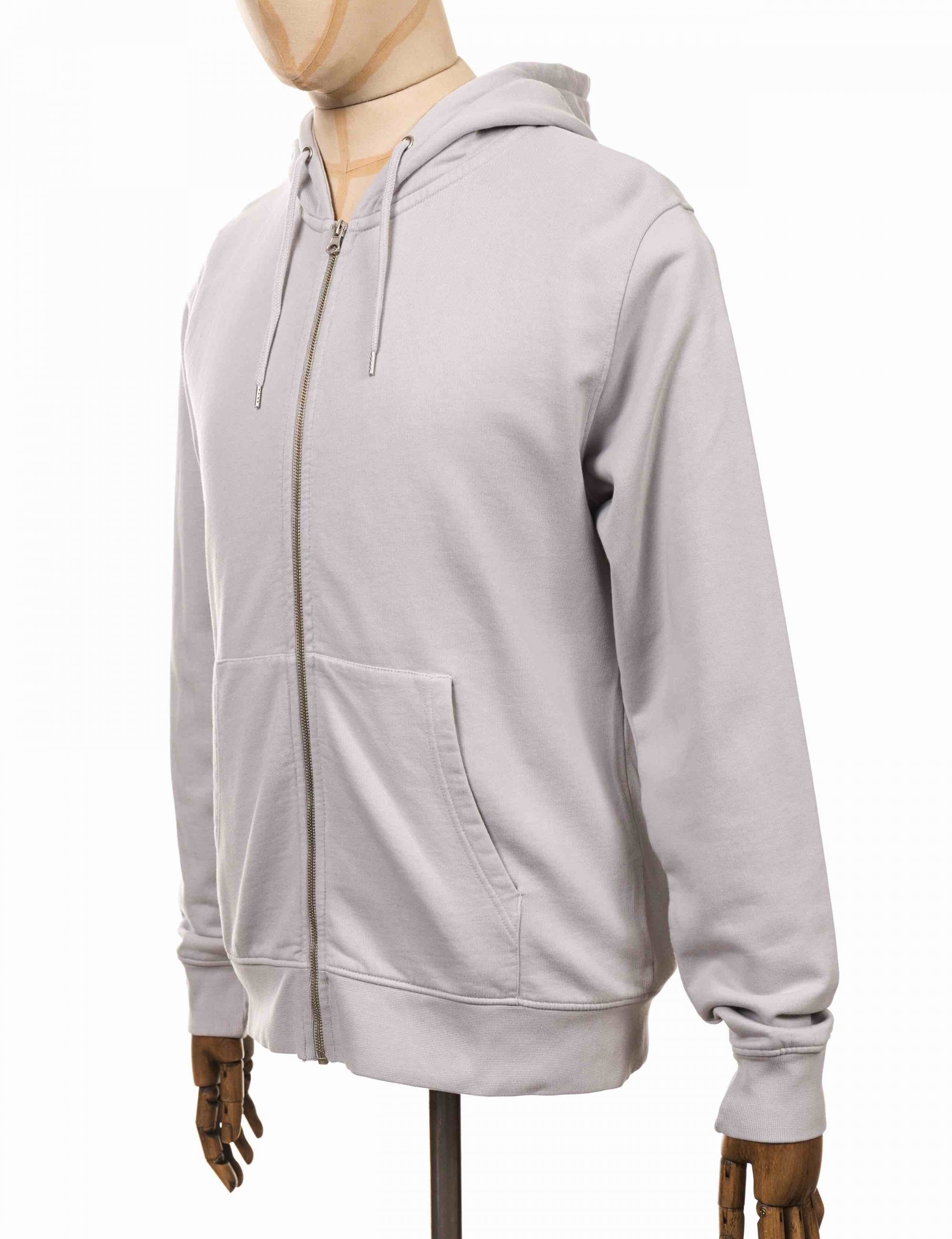 Organic Hooded Jacket - Limestone Grey
