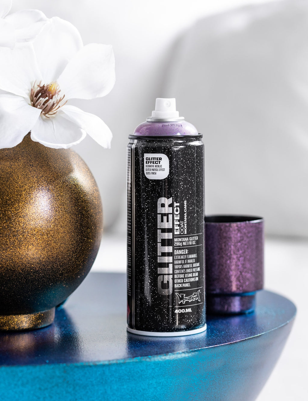 Glitter Effect Spray 400ml - Amethyst