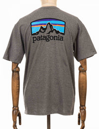 Fitz Roy Horizons Responsibili T-Shirt - Gravel Heather