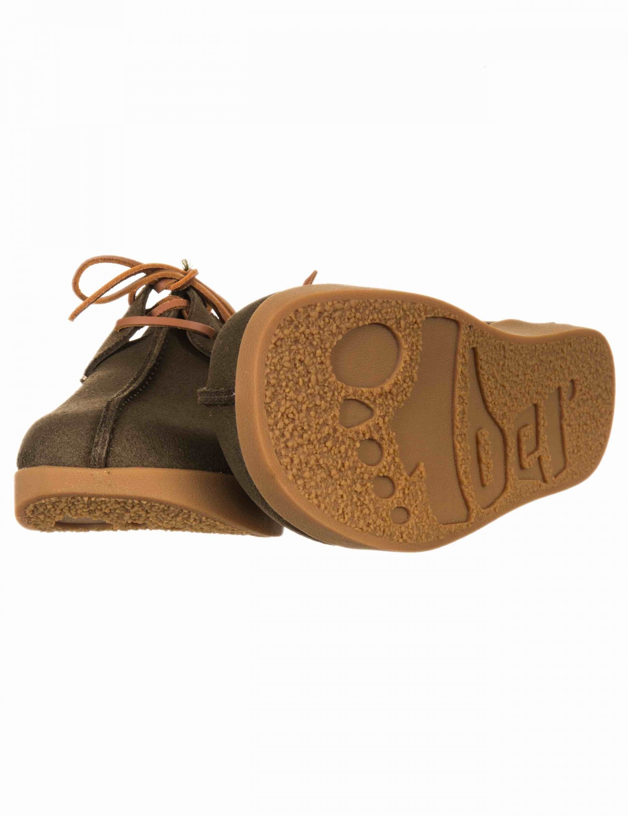 Lennon Nubuck Negative Heel Shoes - Olive