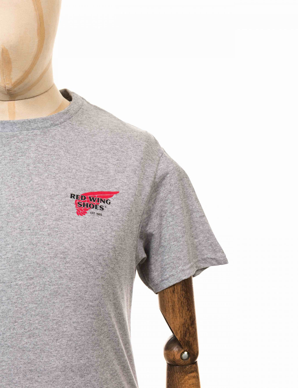 95081 Vintage Logo T-Shirt - Grey Heather