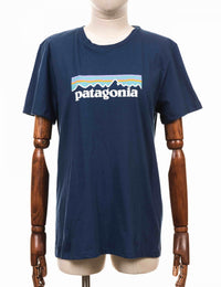 Women's Pastel P-6 Logo Organic T-Shirt - Stone Blue