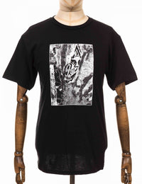 Torn Icon Star Basic T-Shirt - Black