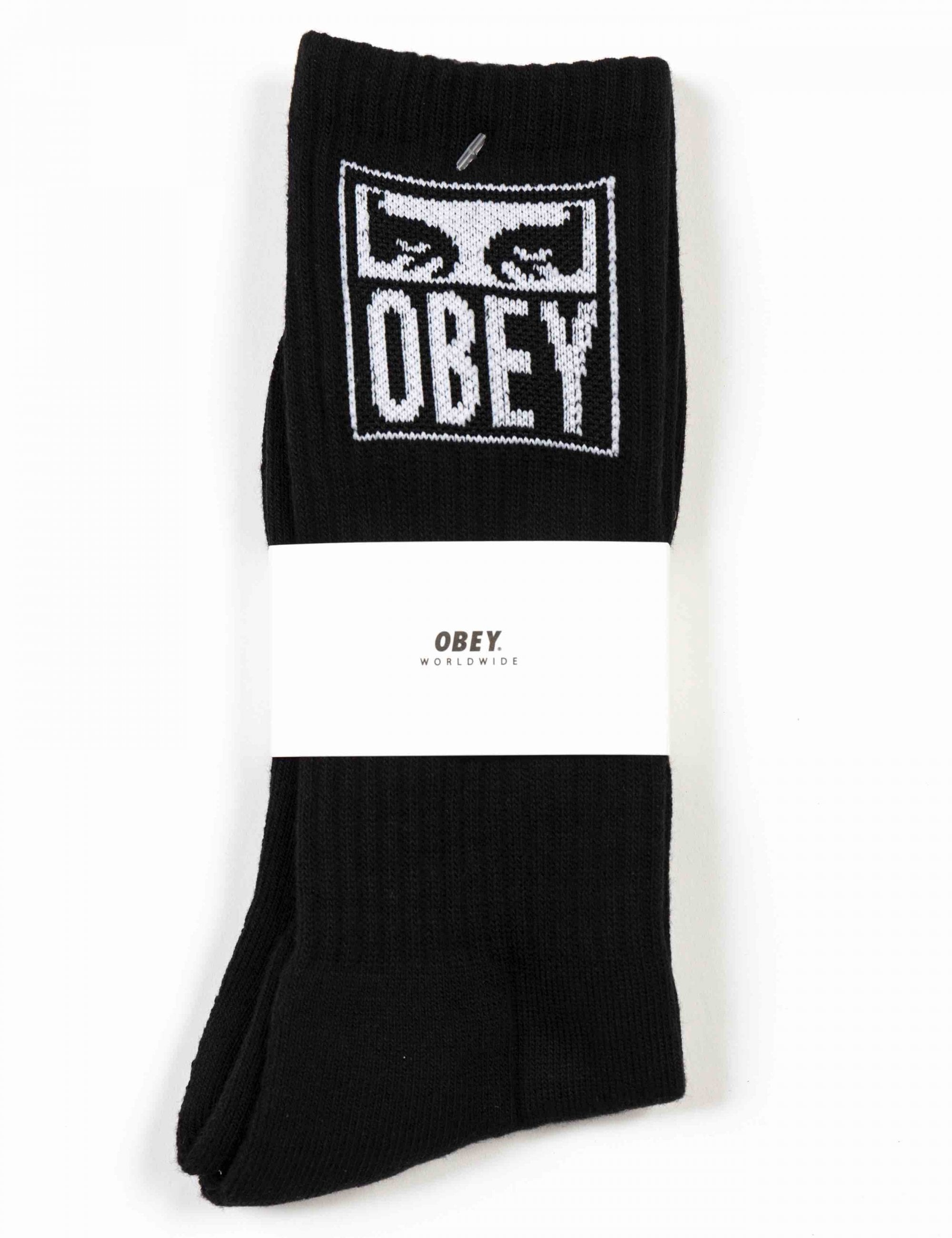 Eyes Icon Socks - Black/White