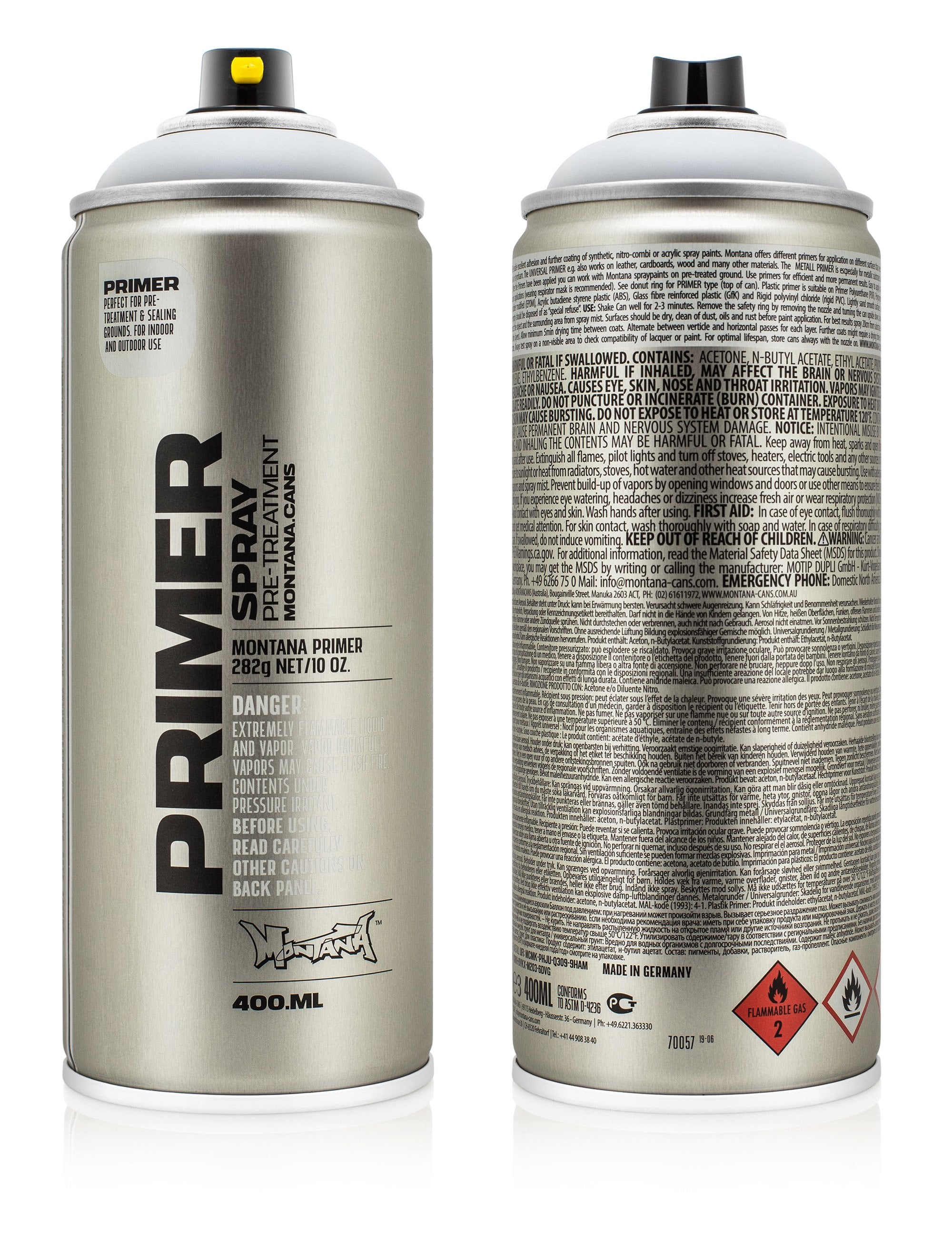 Primer Spray Paint 400ml - Aluminium T2450