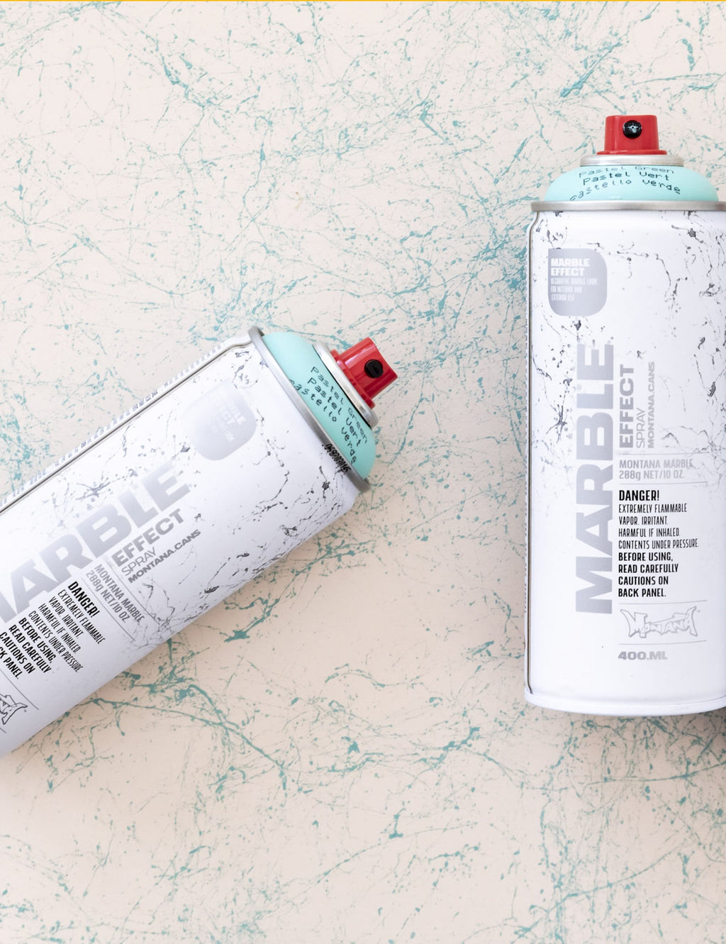 Marble Effect Spray Paint 400ml - Pastel Green EM6100
