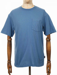 Organic Cotton Midweight Pocket T-Shirt - Pigeon Blue