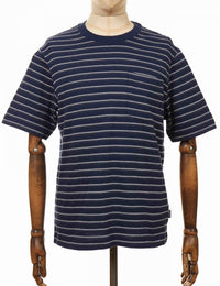 Organic Cotton Midweight Pocket T-Shirt - Cordelette: New Navy
