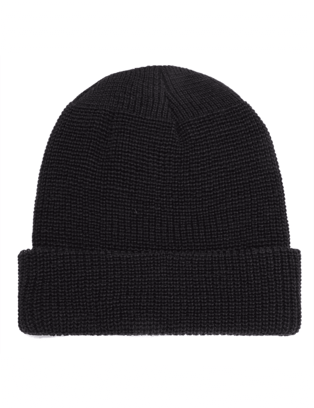 97492 Merino Wool Beanie Hat - Black