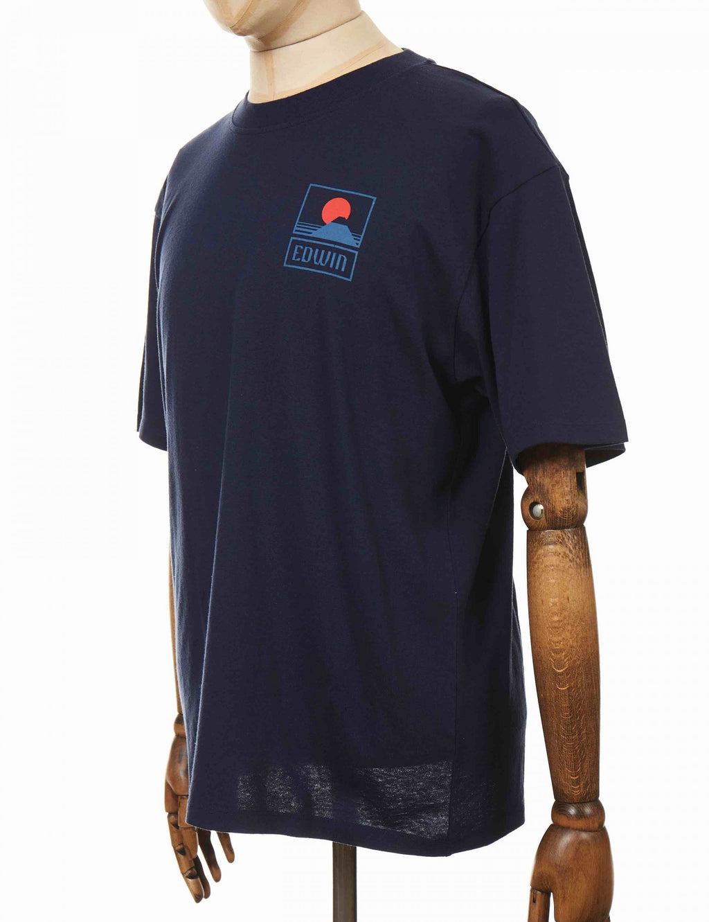 Sunset on Mt Fuji T-Shirt - Navy Blazer