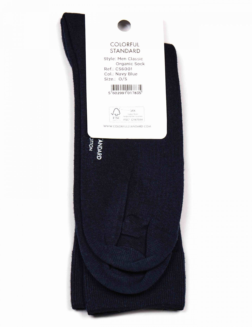 Classic Organic Socks - Navy Blue