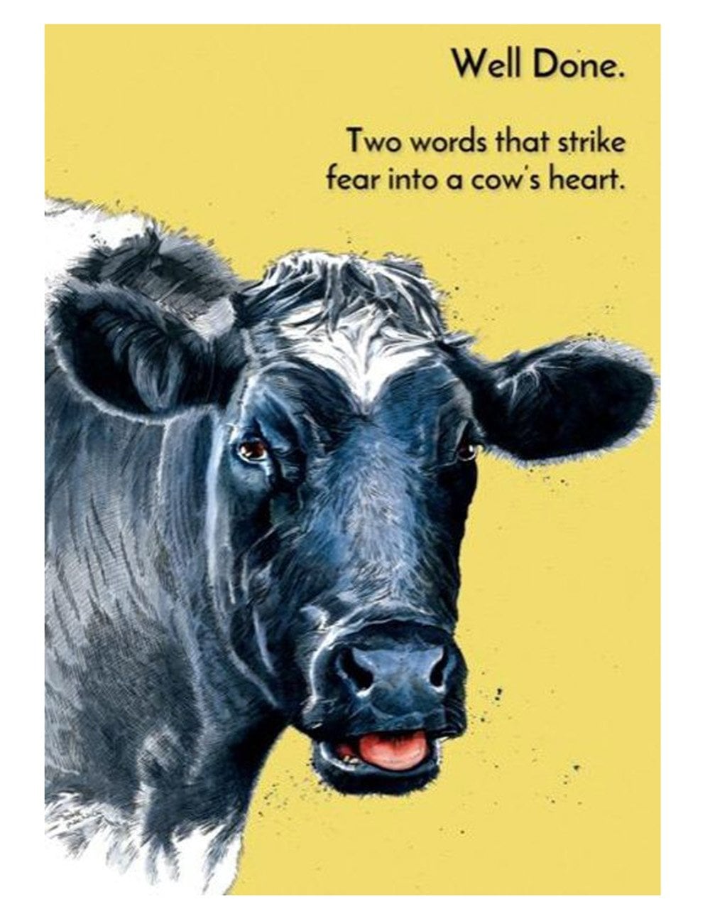 Well Done Cow Greeting Cards