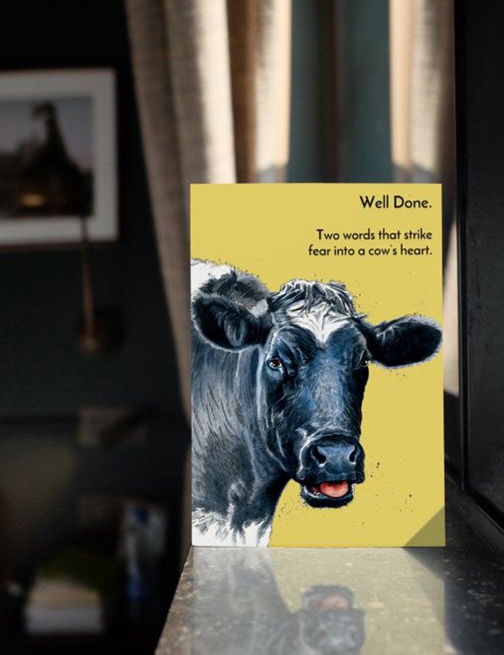Well Done Cow Greeting Cards