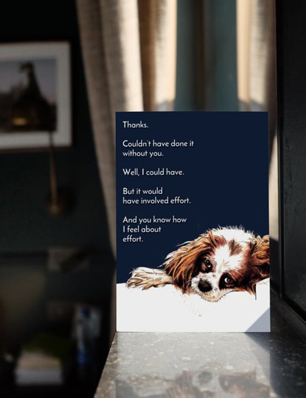 Thanks Dog Greetings Cards