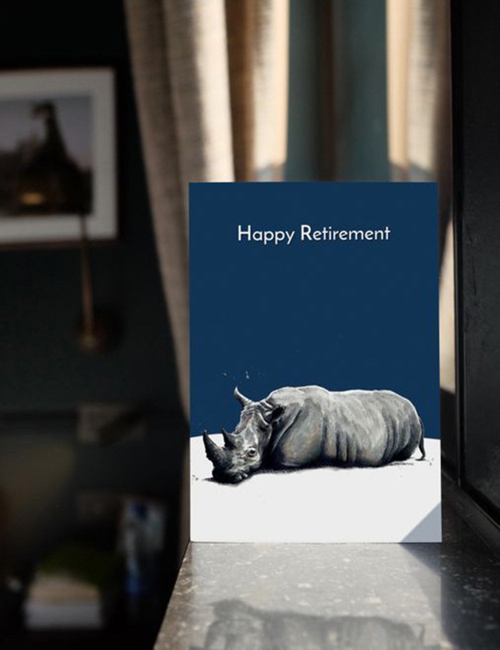 Retirement Rhino Greeting Cards