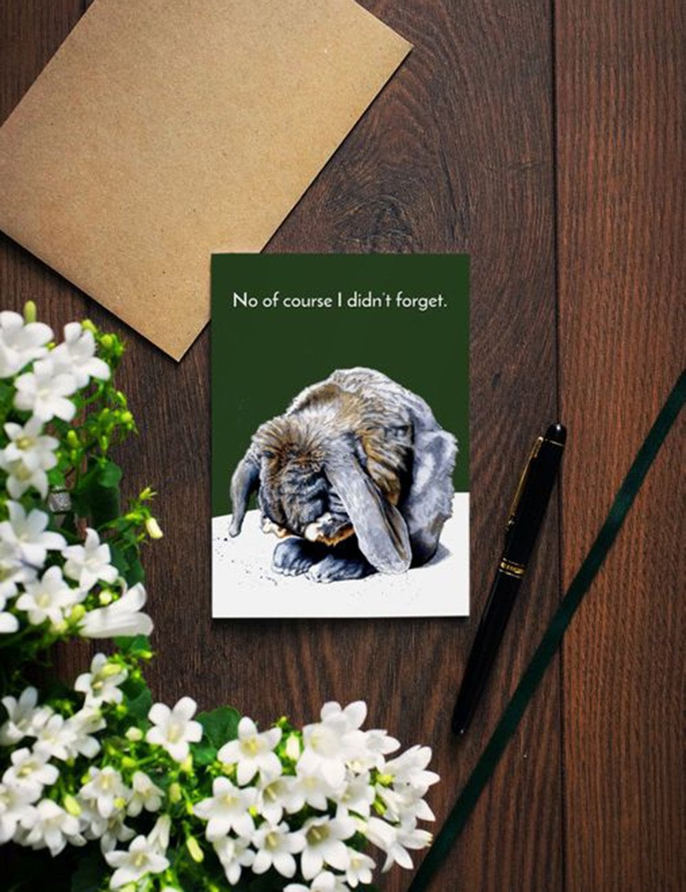 Belated Bunny Greeting Cards