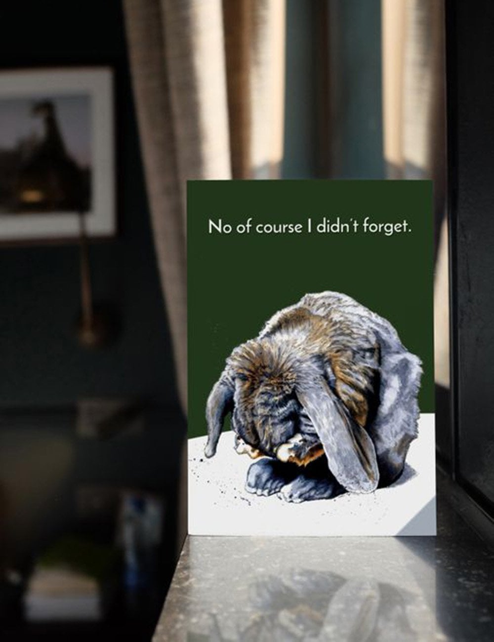 Belated Bunny Greeting Cards