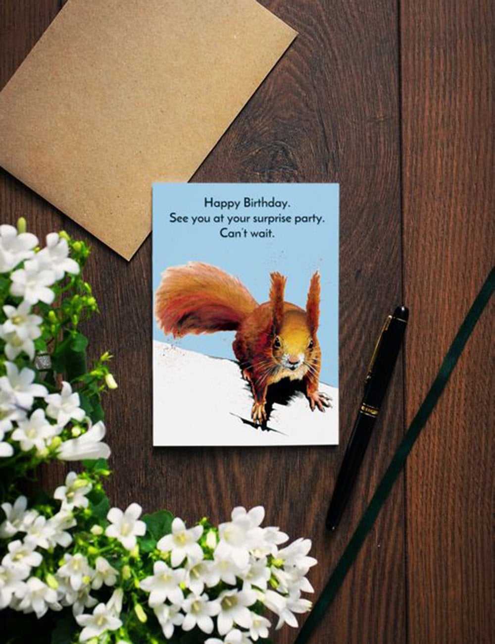 Surprise Squirrel Greeting Cards