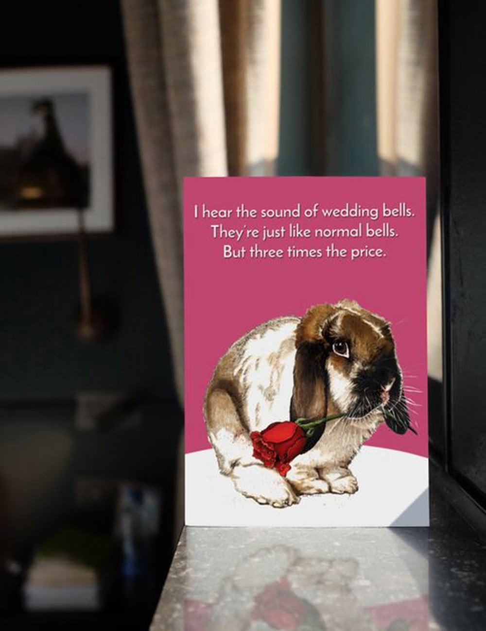 Bells Bunny Greeting Cards