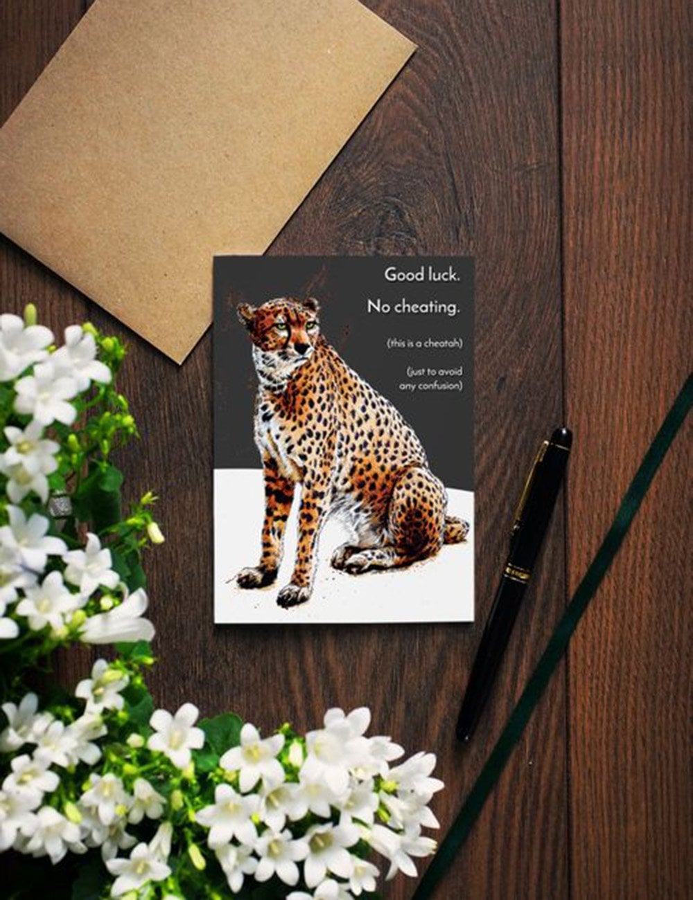 Cheating Cheatah Greeting Cards