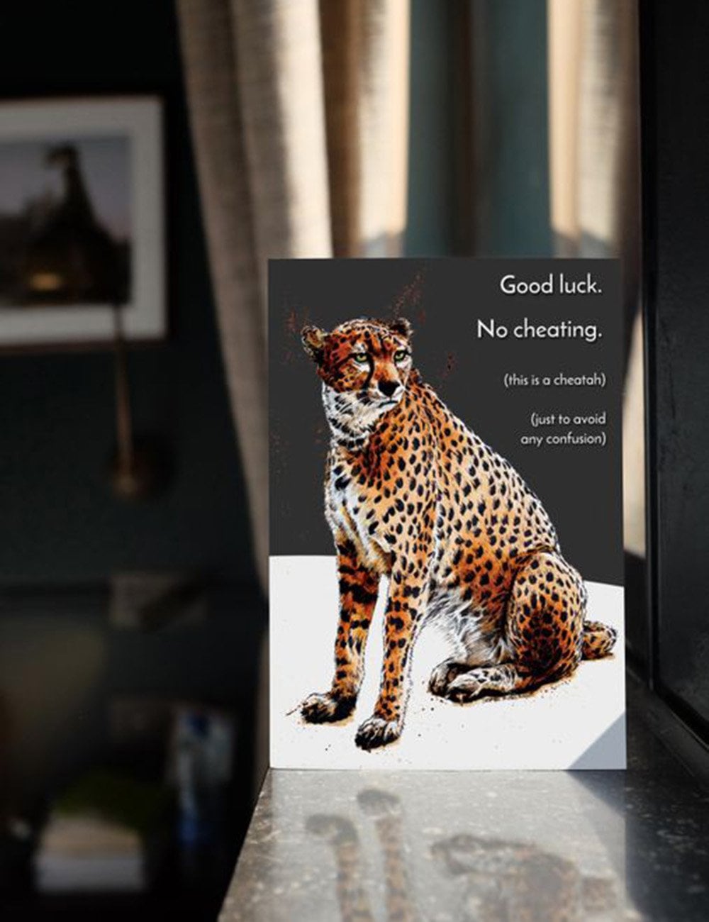 Cheating Cheatah Greeting Cards