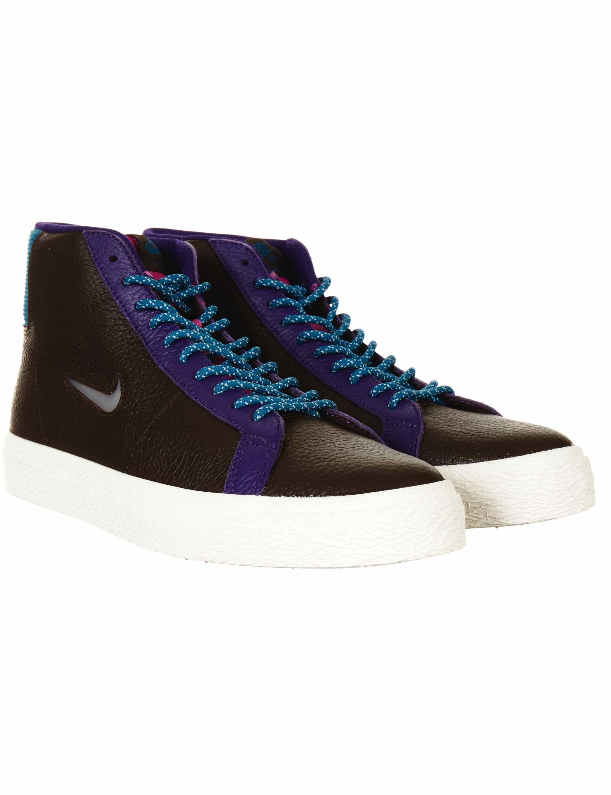 Zoom Blazer Mid Trainers - Baroque Brown/White