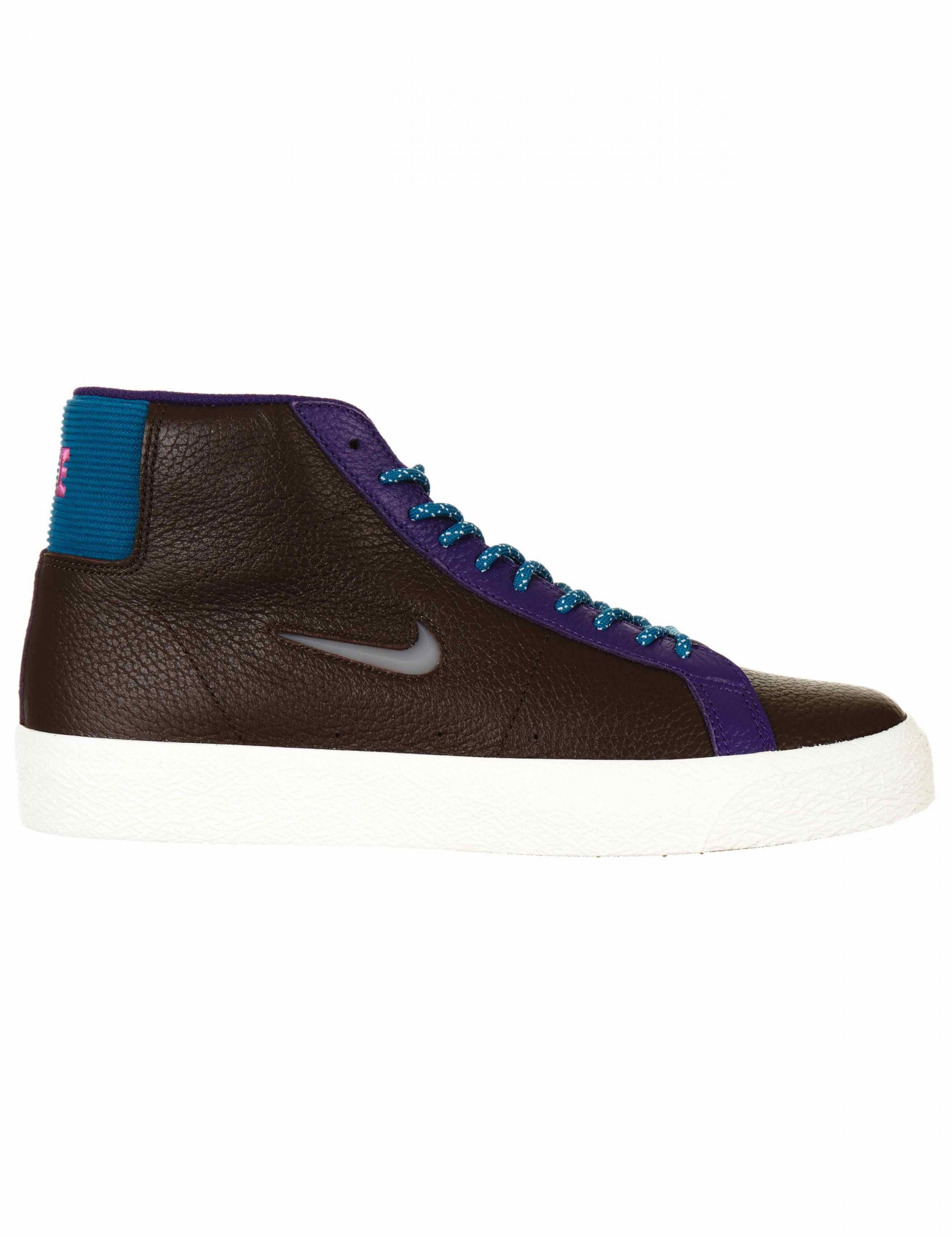 Zoom Blazer Mid Trainers - Baroque Brown/White