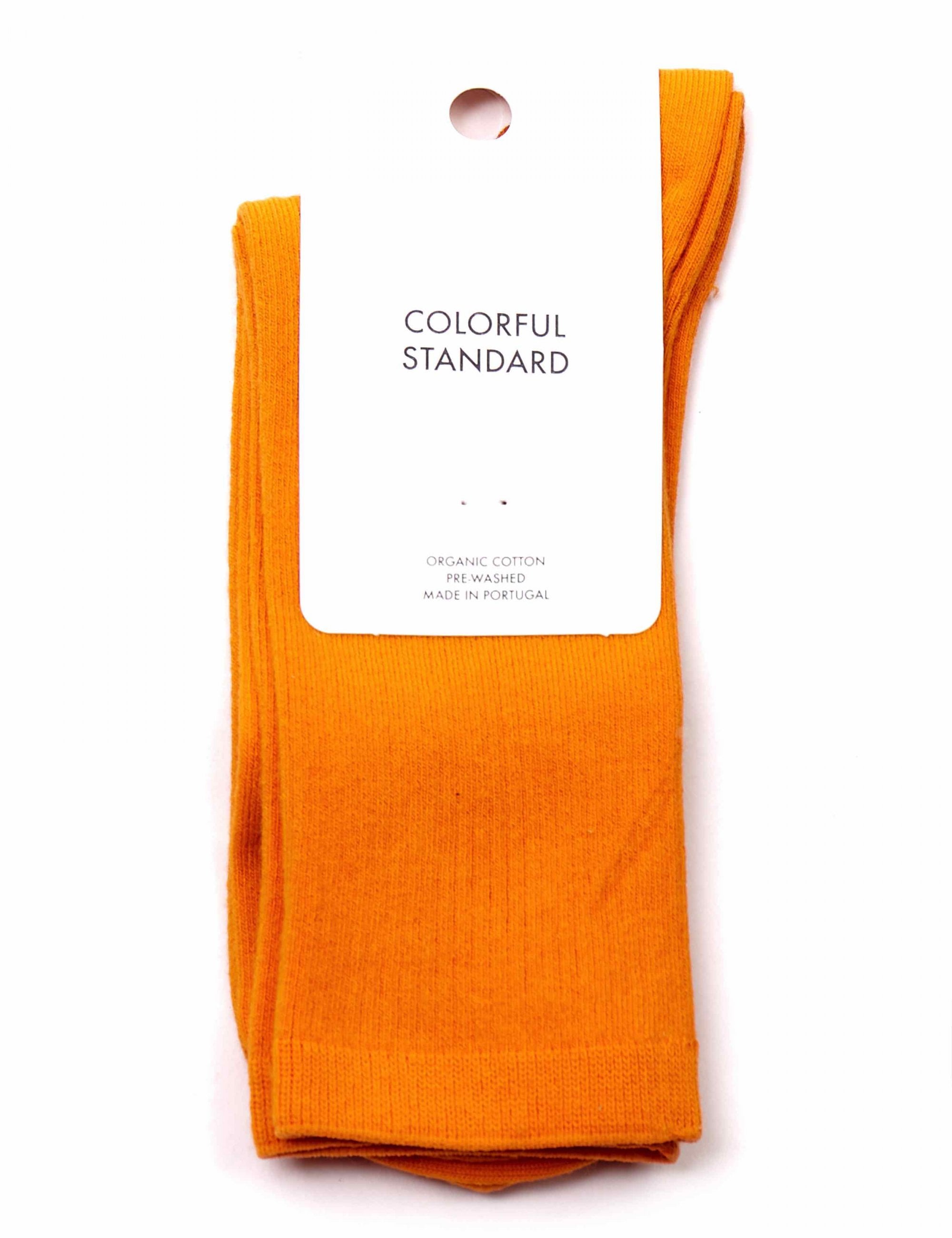 Women's Classic Organic Socks - Sunny Orange