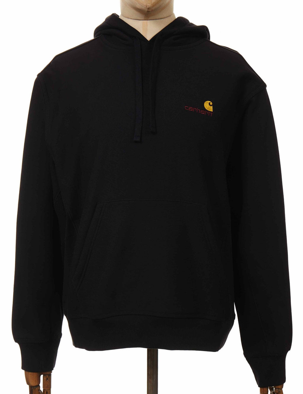 American Script Hooded Sweat - Black