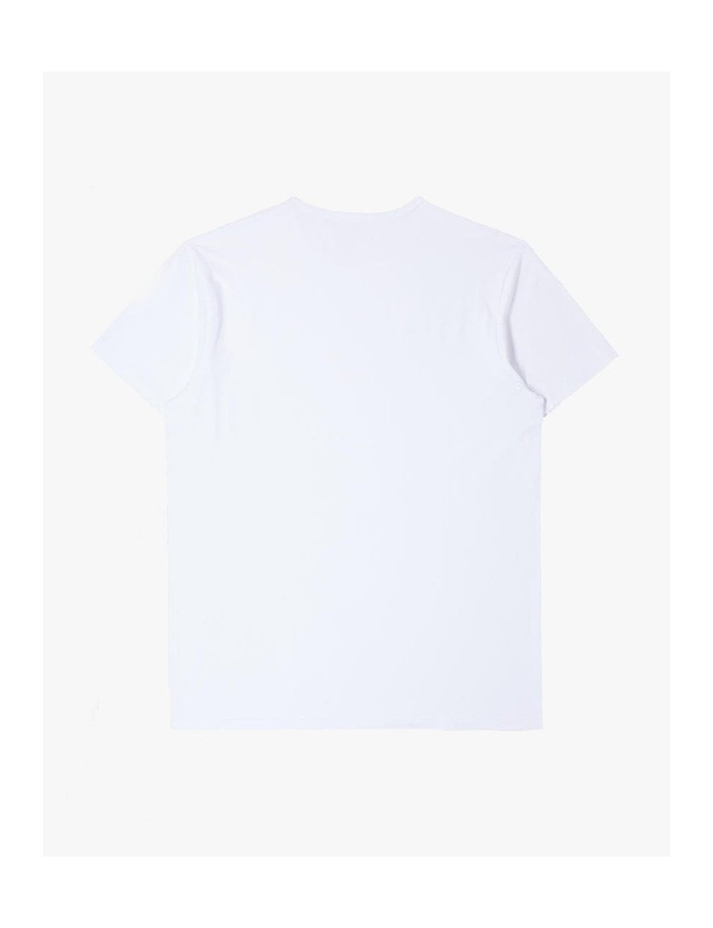 White T-shirt back of double pack, small neck logo label