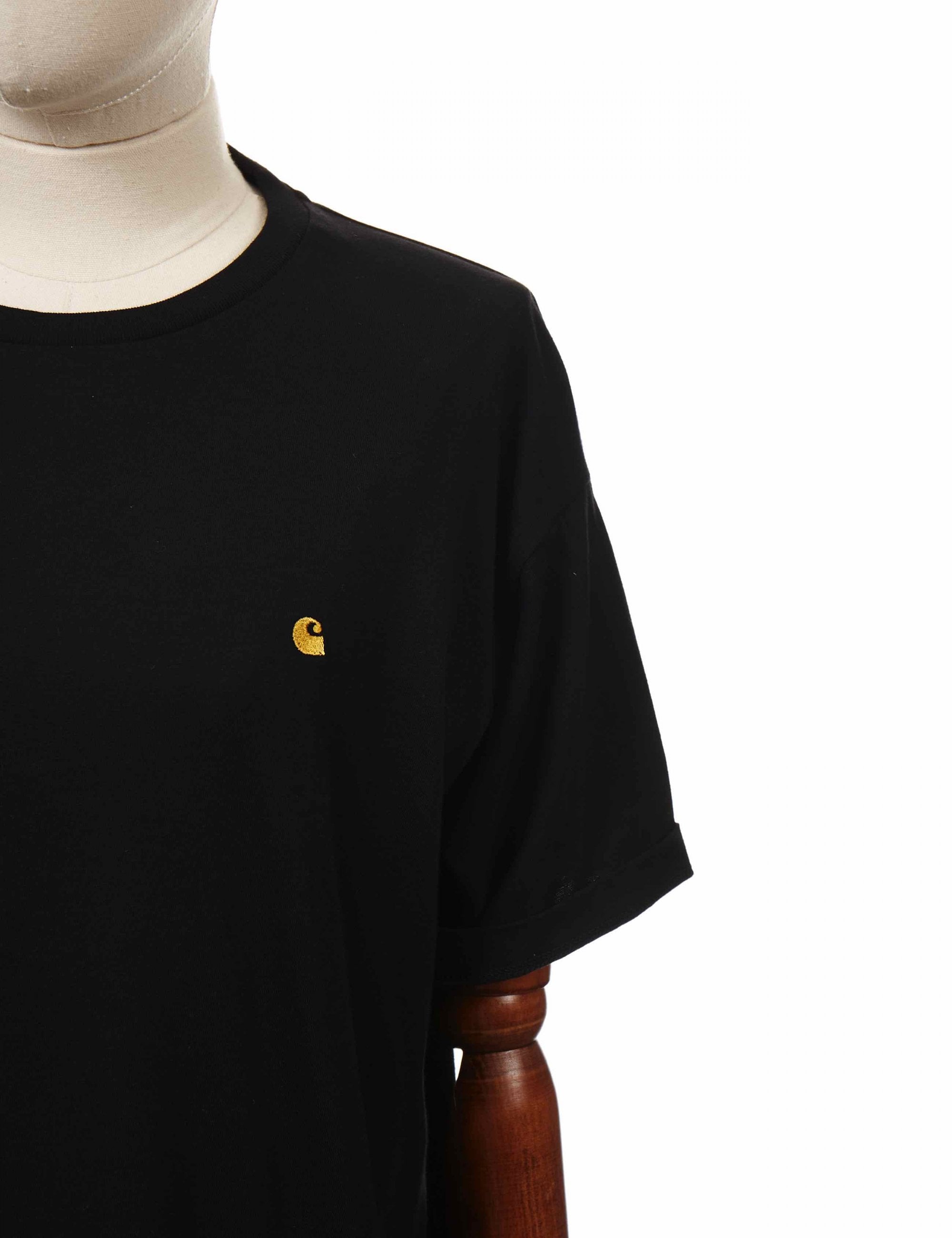 Carhartt WIP Women's Chase T-Shirt - Black/Gold