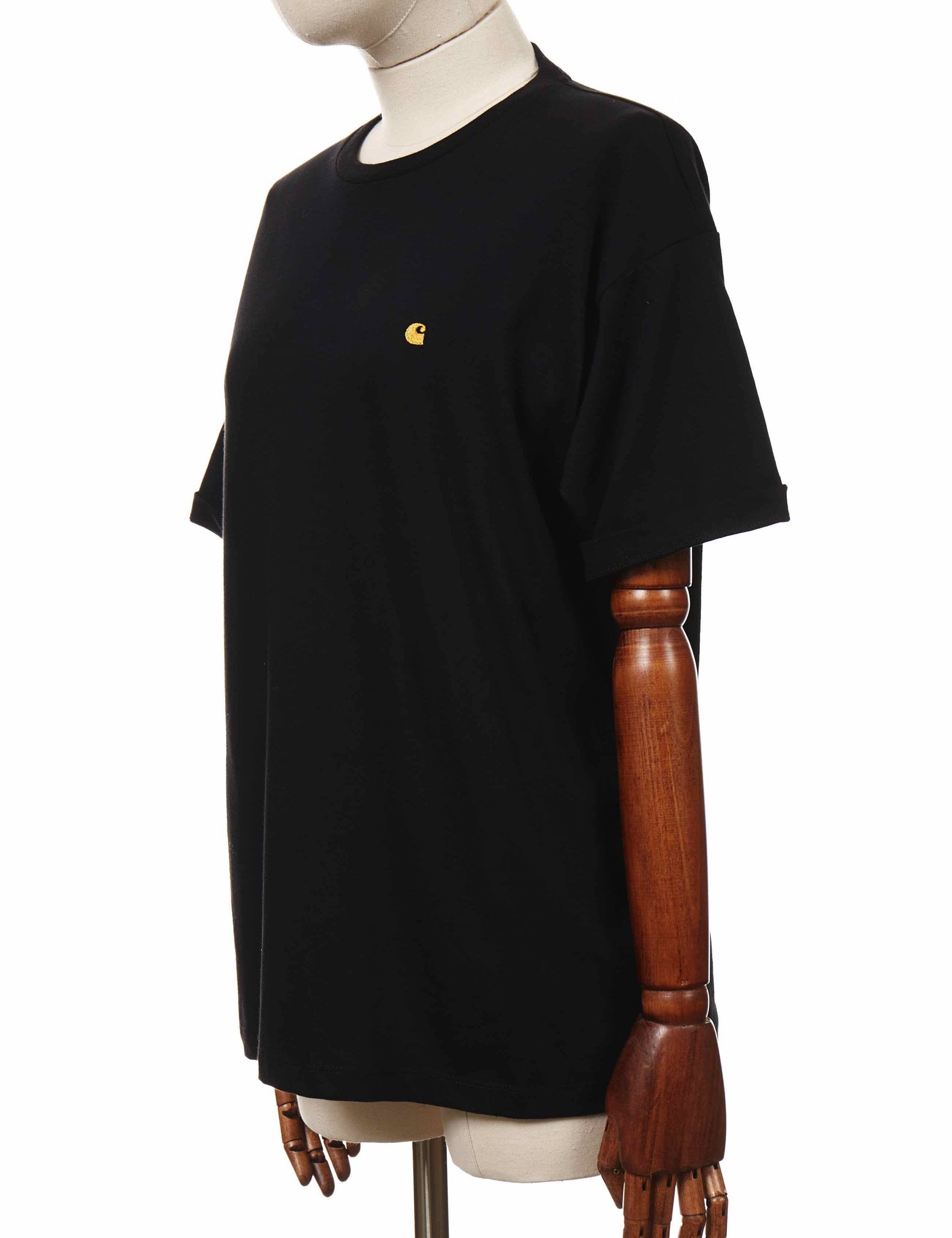 Carhartt WIP Women's Chase T-Shirt - Black/Gold