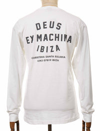 Ibiza Address Long Sleeve T-Shirt - White