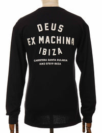 Ibiza Address Long Sleeve T-Shirt - Black