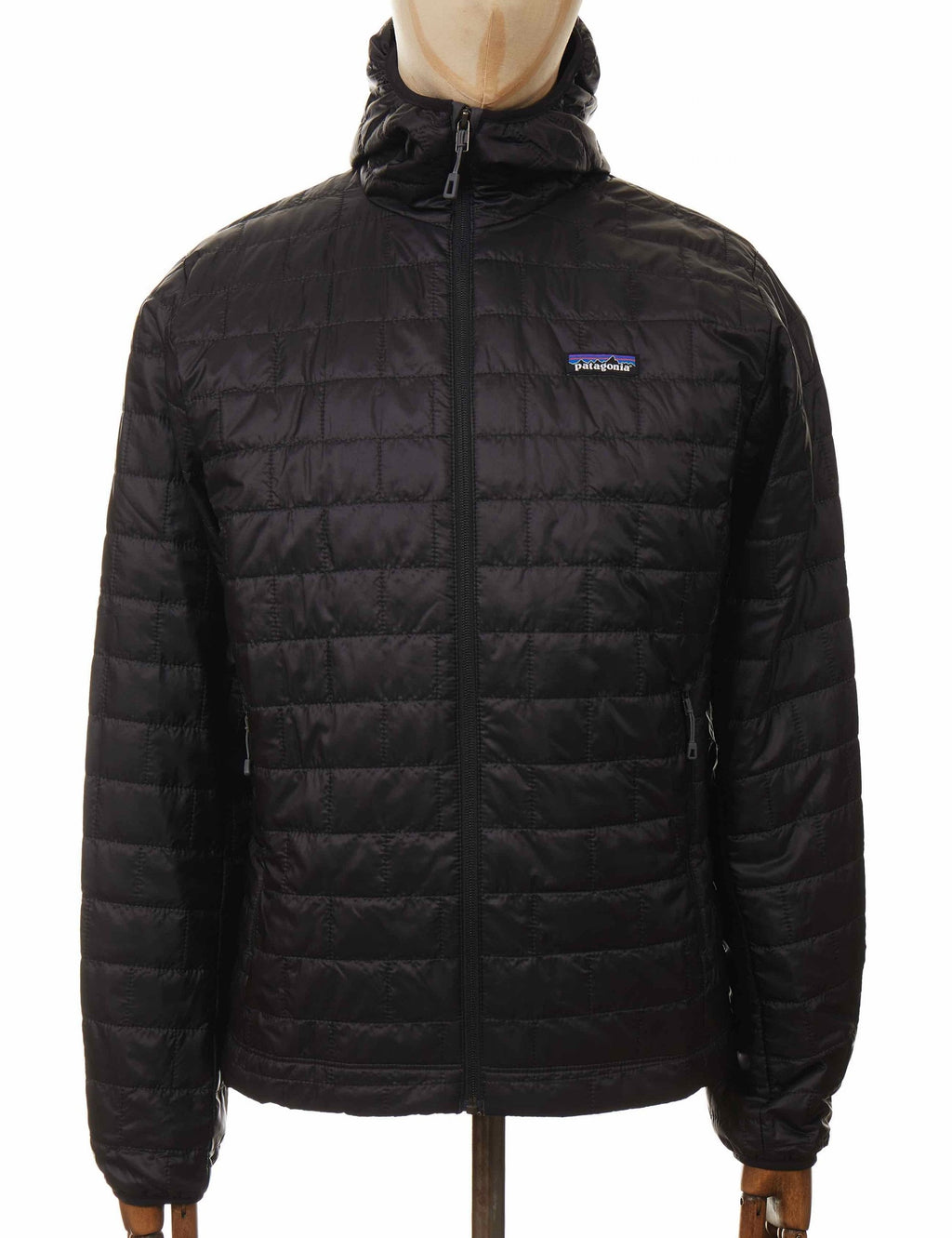 Nano Puff Hooded Jacket - Black
