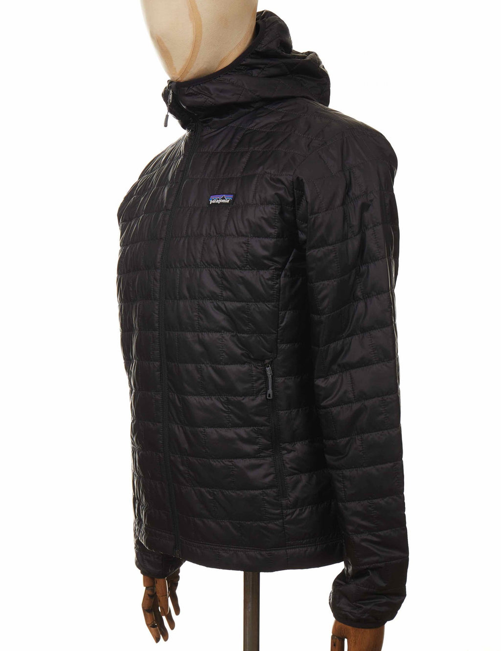 Nano Puff Hooded Jacket - Black